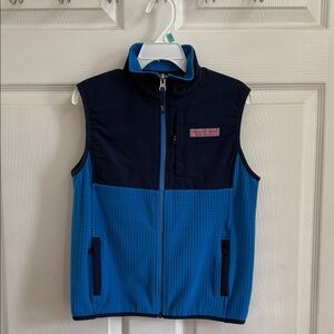 Vineyard Vines Kids Blue and Black Vest